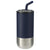 Bullet Navy Lagom Insulated 16oz Stainless Steel Tumbler with Straw