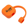 Bullet Orange Silicone Straw Cap