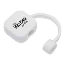 Bullet White Silicone Straw Cap