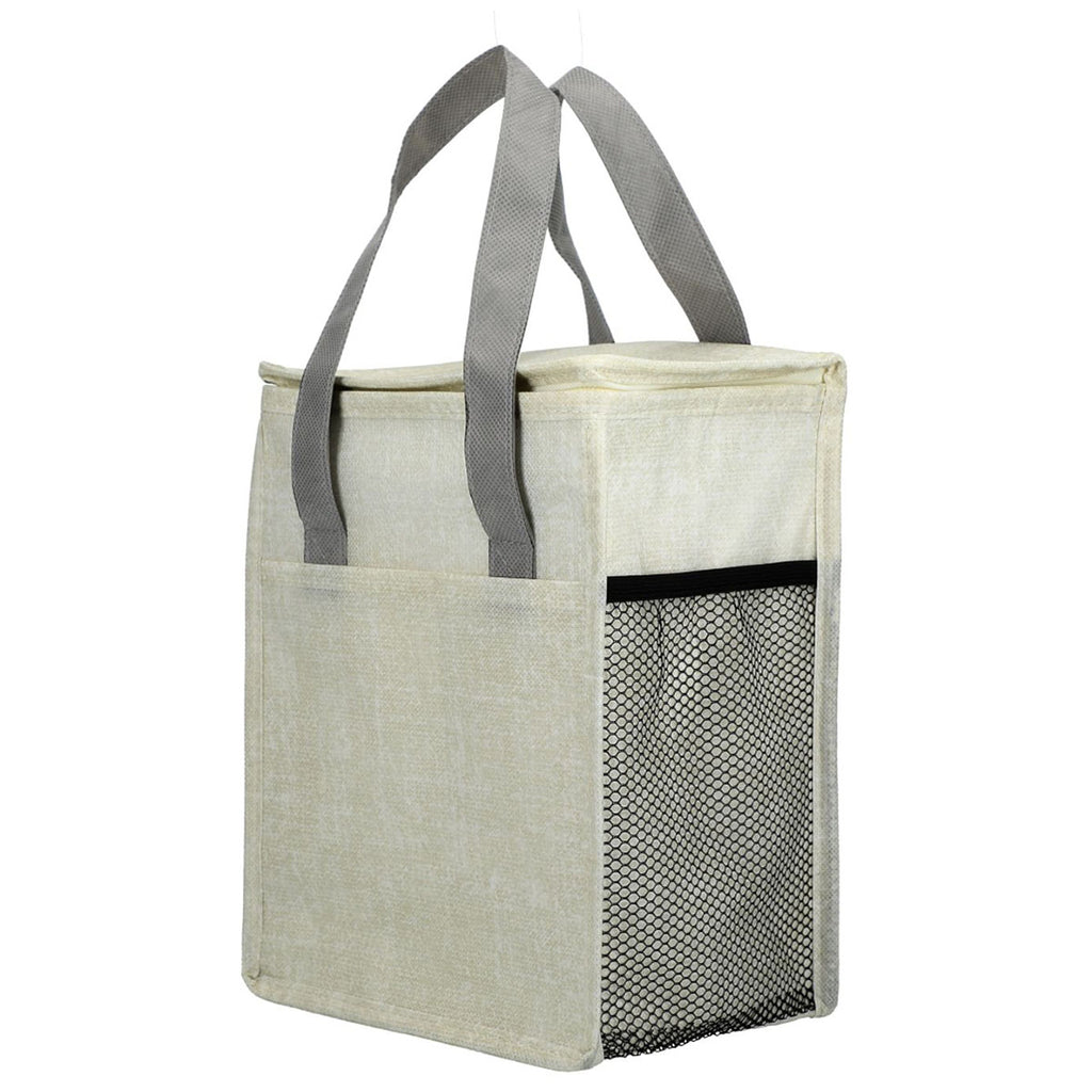 Bullet Grey Ares Recycled Non-Woven 12 Can Cooler