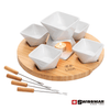 Swissmar White Rubik 12pc Fondue Set