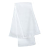 Sportsman White Solid Knit Scarf