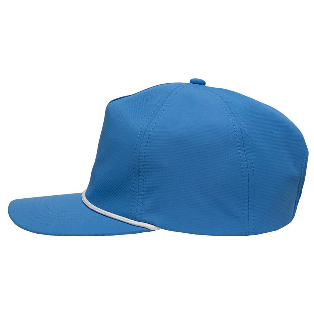 Sportsman Azure Blue Five-Panel Ripstop Cap