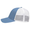 Sportsman Chino Sky Blue/White Lo-Pro Mesh Back Trucker Fit Cap