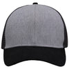 Sportsman Heather Grey/Charcoal/Black Lo-Pro Mesh Back Trucker Fit Cap