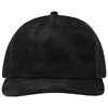 Sportsman Old Wash Black/Black Modern Five-Panel Trucker Fit Cap
