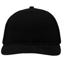 Sportsman Black/Black Modern Six-Panel Trucker Fit Cap