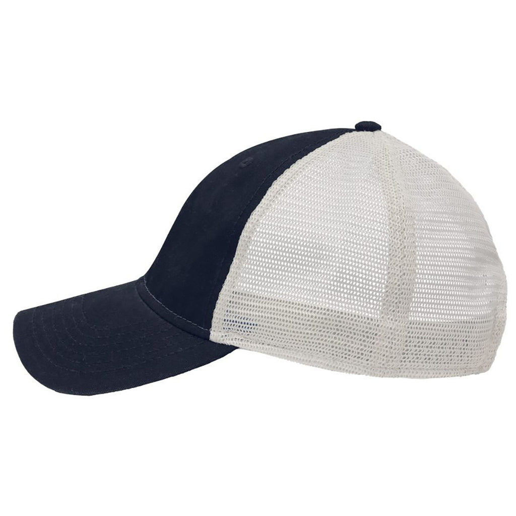 Sportsman Navy/Stone Mesh Dad Hat Fit