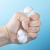 Mixie Clear-White Ice Breaker Stress Ball