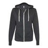 Independent Trading Co. Charcoal Heathered French Terry Full-Zip Hooded Sweatshirt