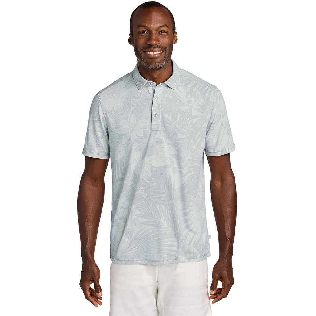 Tommy Bahama Men's Zinc Grey Santiago Paradise Polo