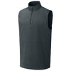 Sport-Tek Men's Iron Grey Repeat 1/4-Zip Vest