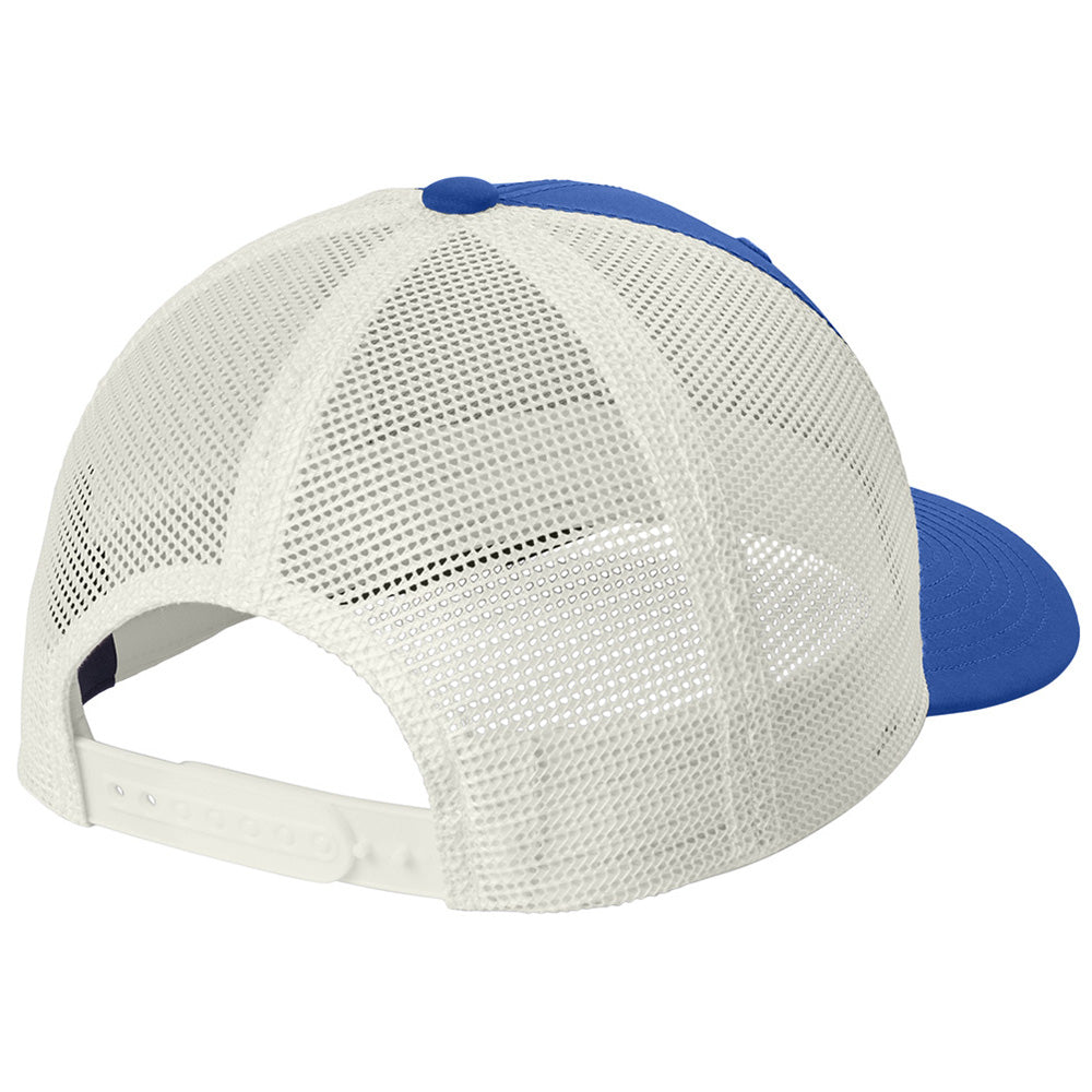 Sport-Tek True Royal/ White Club Trucker Cap
