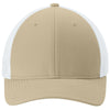 Sport-Tek Sahara/White Stretch-Tek Mesh Back Cap
