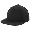 Sport-Tek Black Pro-Cut Stretch-Tek Cap