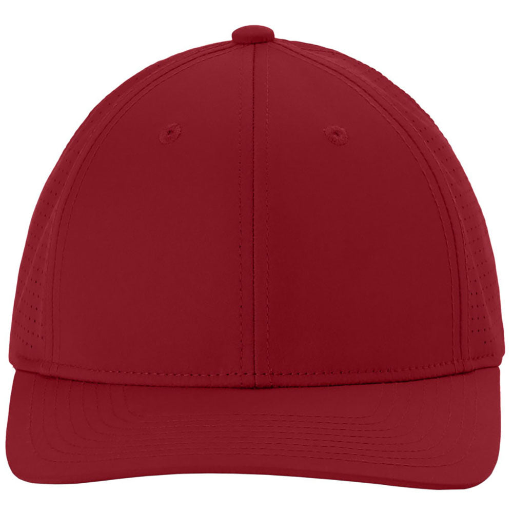 Sport-Tek Deep Red Pro-Cut Adjustable Cap