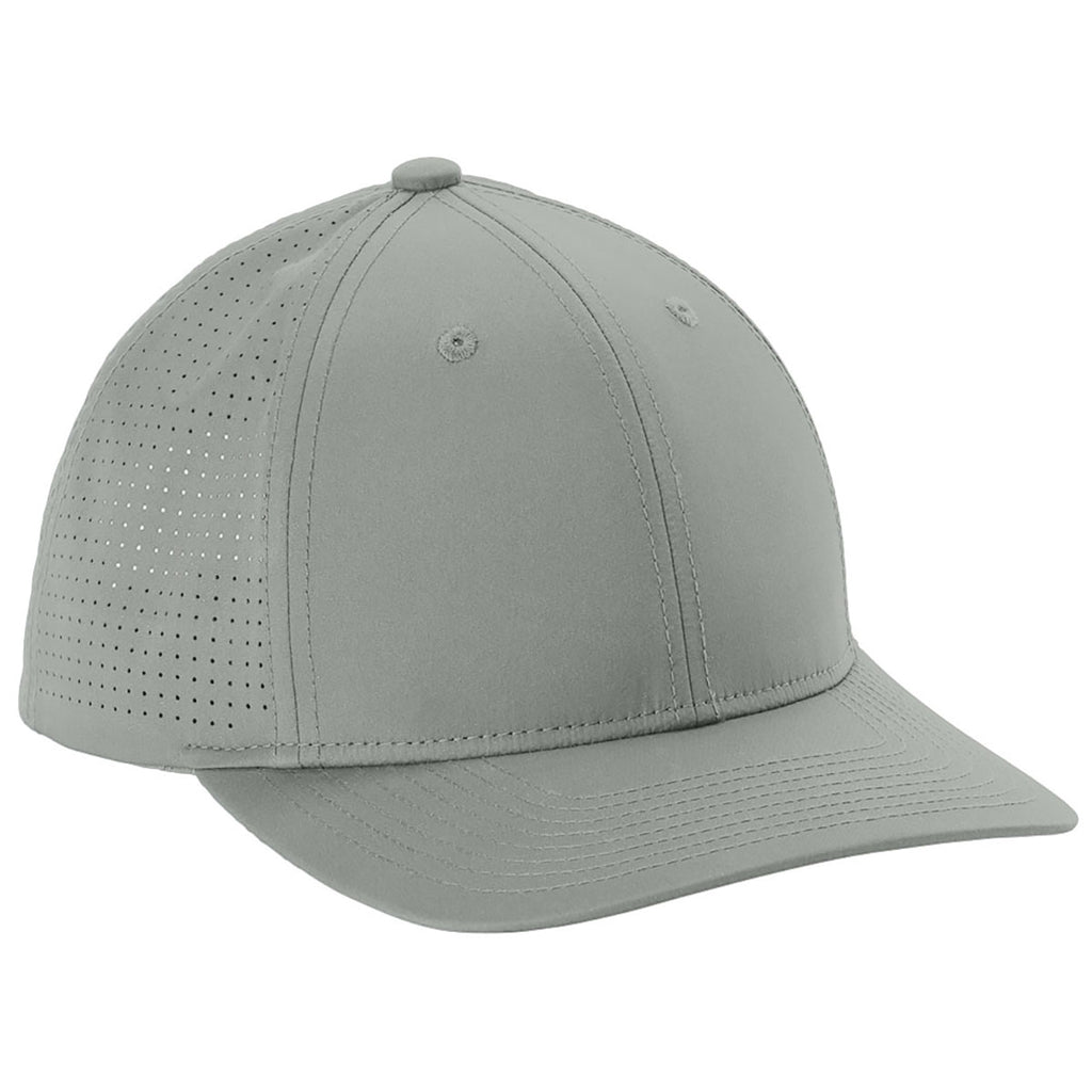 Sport-Tek Silver Pro-Cut Adjustable Cap