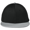 Sport-Tek Black/Silver/Black Impact Mesh Stretch-Tek Cap