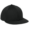 Sport-Tek Black Impact Mesh Stretch-Tek Cap