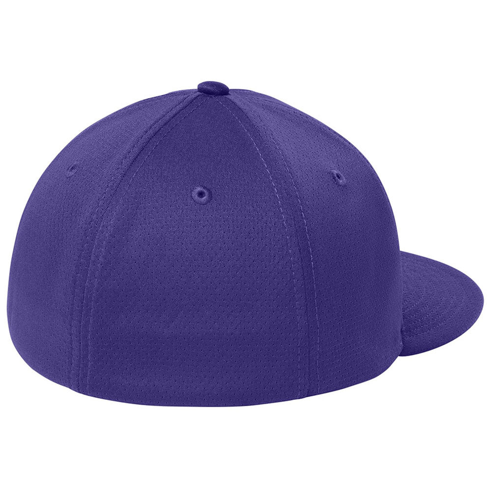 Sport-Tek Purple Impact Mesh Stretch-Tek Cap
