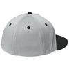 Sport-Tek Silver/Black/Silver Impact Mesh Stretch-Tek Cap