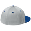 Sport-Tek Silver/True Royal/Silver Impact Mesh Stretch-Tek Cap