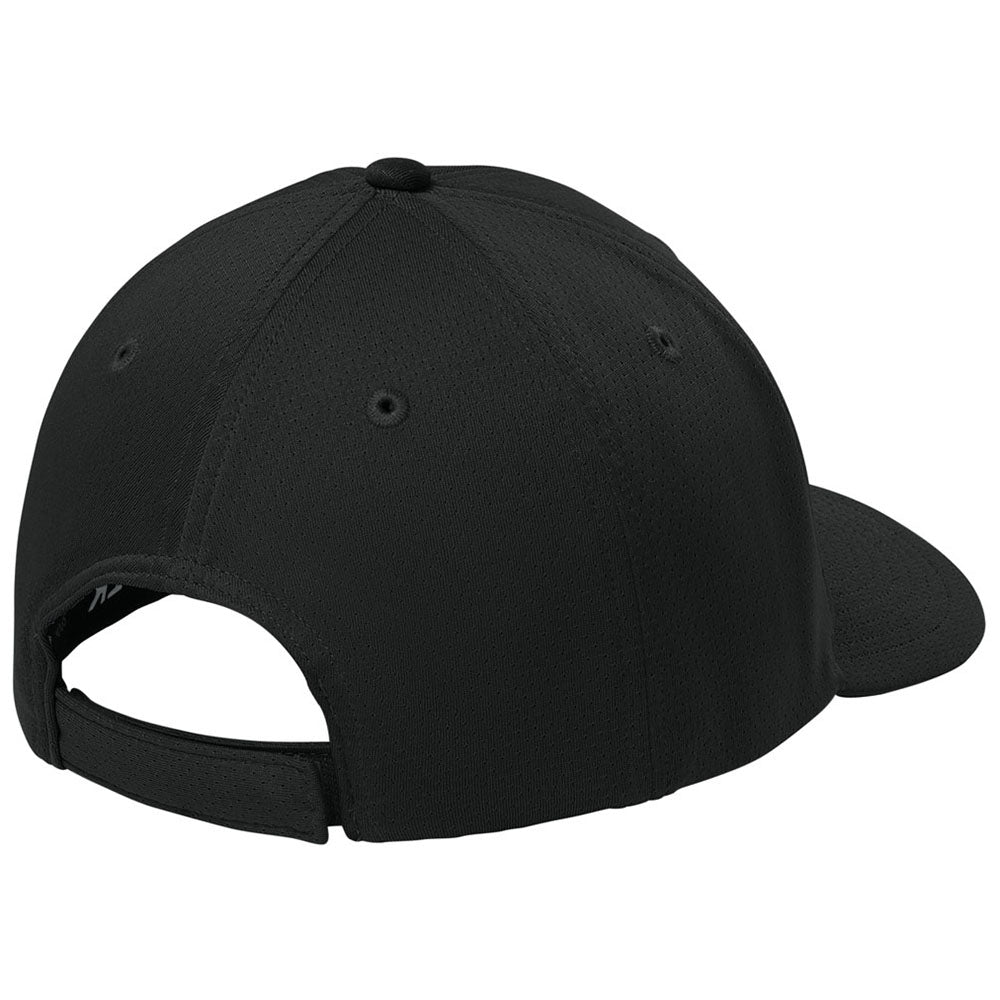 Sport-Tek Black Impact Mesh Stretch-Tek Adjustable Cap