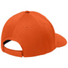 Sport-Tek Deep Orange Impact Mesh Stretch-Tek Adjustable Cap