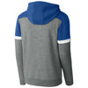 Sport-Tek Men's True Royal/Vintage Heather Drive Fleece Colorblock Hoodie