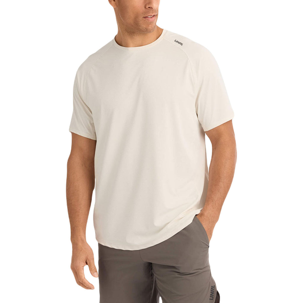 UNRL Men's Coconut Streamline Performance Tee