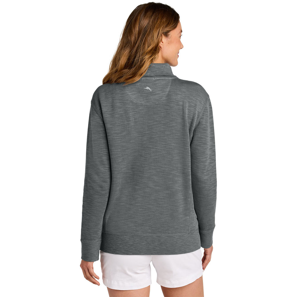 Tommy Bahama Women's Cave Grey Tobago Bay Full-Zip
