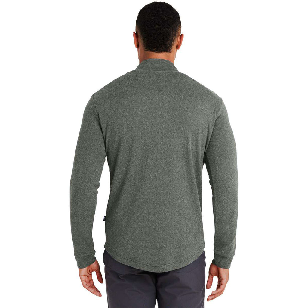Swannies Men's Olive/Grey Heather Emery Quarter Zip
