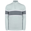 Swannies Men's Glacier/Graphite Own Quarter-Zip Colorblock Pullover
