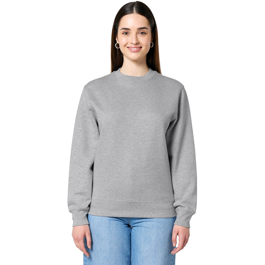 Stanley/Stella Unisex Heather Grey Charger 2.0 Crewneck Sweatshirt