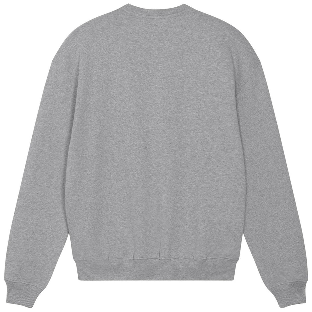 Stanley/Stella Unisex Heather Grey Ledger Dry Crewneck Sweatshirt