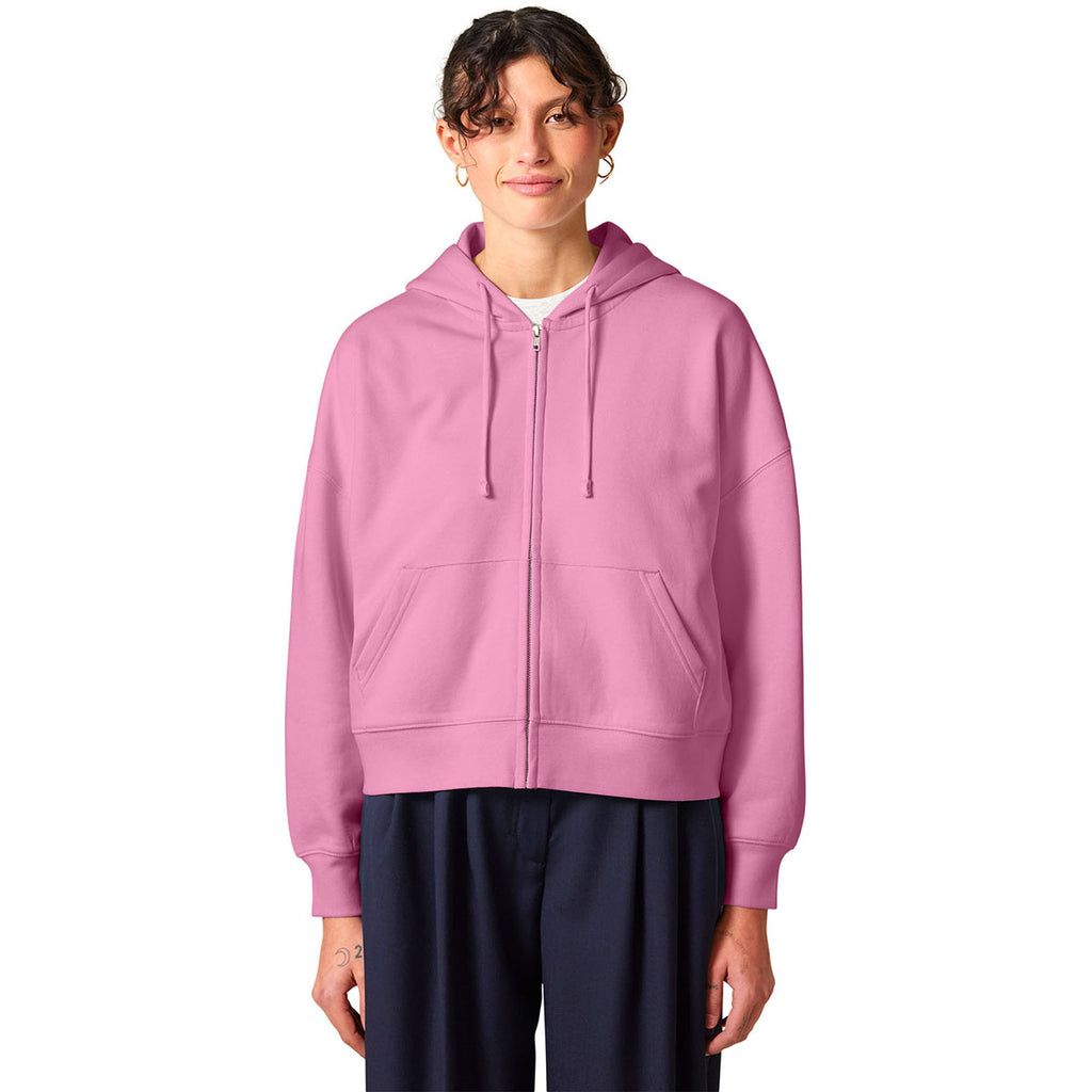 Stanley/Stella Women's Bubble Pink Stella Ida Full-Zip Hooded Sweatshirt