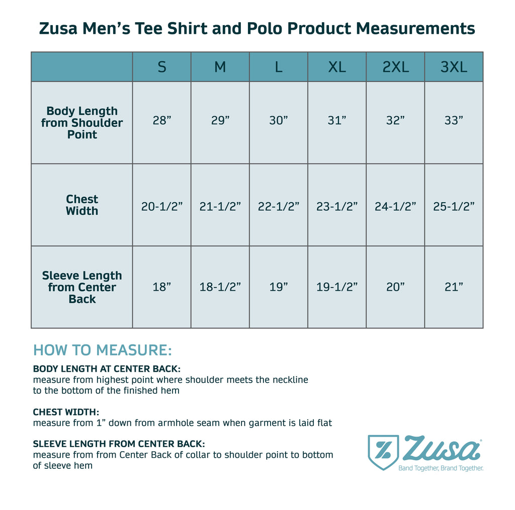 Zusa Men's Charcoal Breezy Tee 2.0