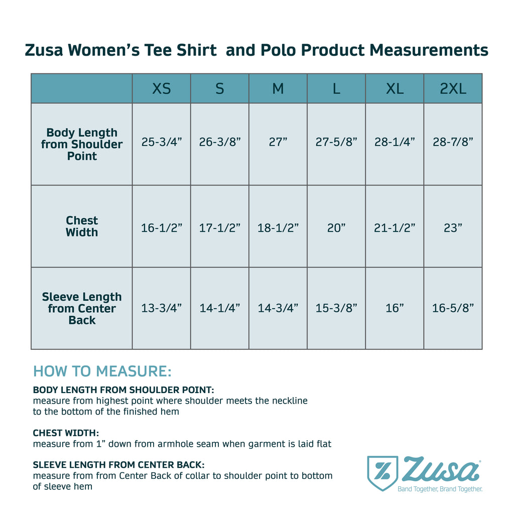 Zusa Women's Niagara Blue Breezy Tee 2.0