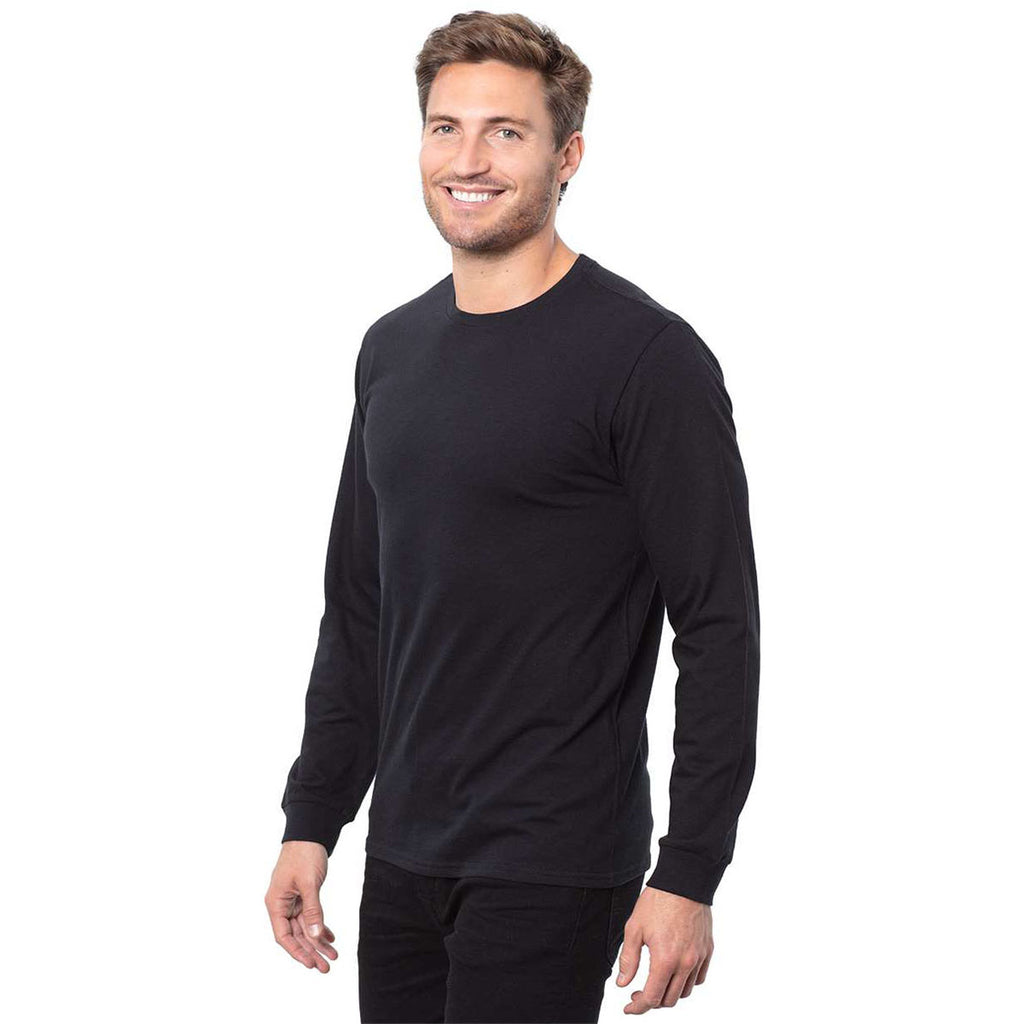 Threadfast Apparel Men's Black Epic Long Sleeve T-Shirt