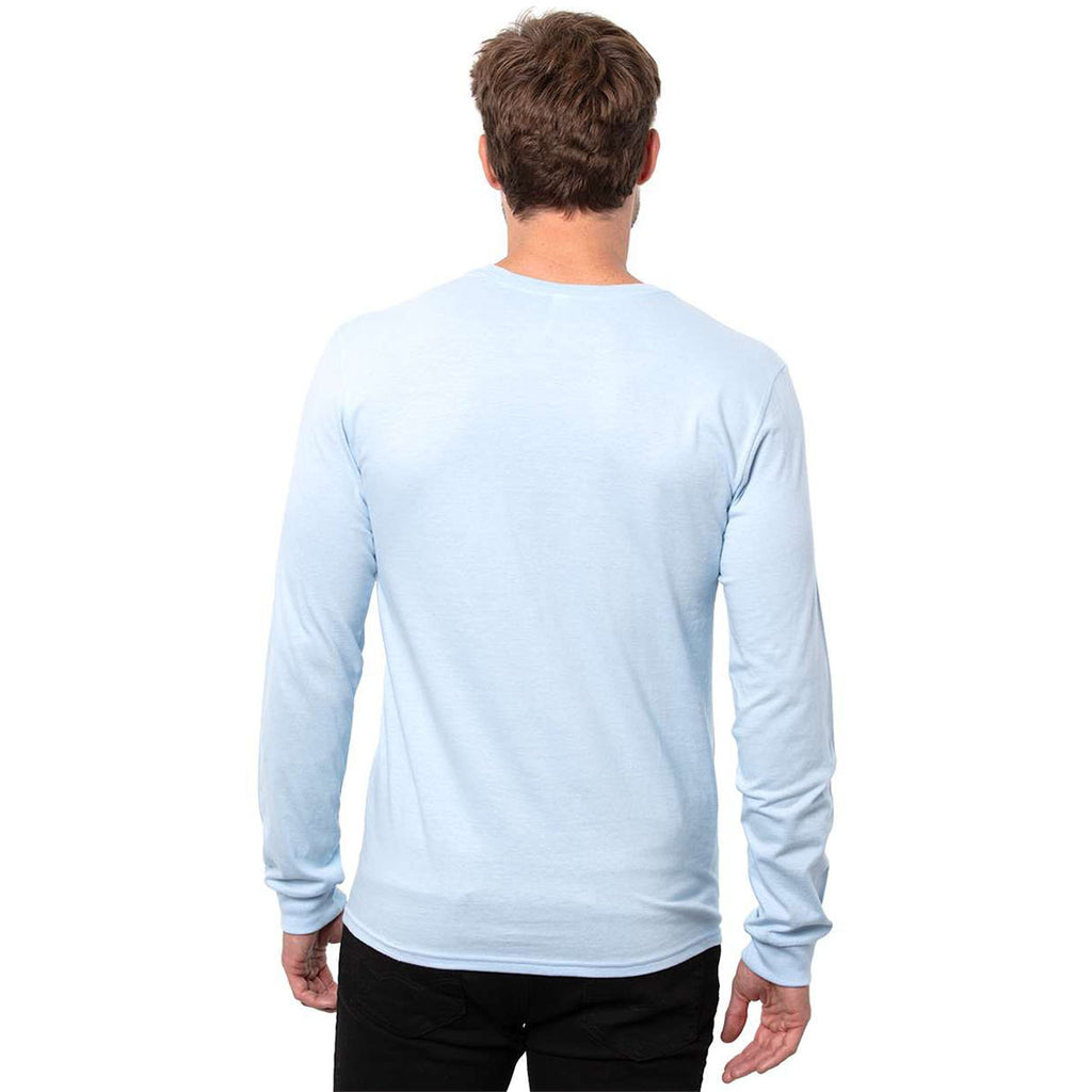 Threadfast Apparel Men's Light Blue Epic Long Sleeve T-Shirt