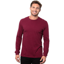 Threadfast Apparel Men's Maroon Epic Long Sleeve T-Shirt