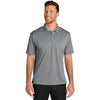 Port Authority Men's Gusty Grey Tall Wearever Performance Pique Polo