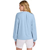 TravisMathew Women's Kentucky Blue Heather Long Weekend V-Neck