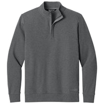 TravisMathew Men's Dark Grey Heather Ocean Villa 1/4-Zip