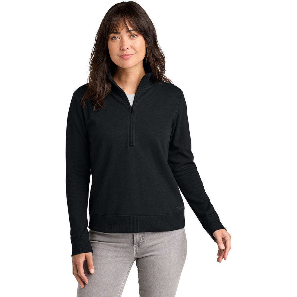 TravisMathew Women's Black Ocean Villa 1/4-Zip