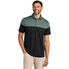 TravisMathew Men's Balsam Green/Black Onward Colorblock Polo