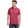 TravisMathew Men's Scooter Red Heather Crestview Polo