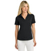 TravisMathew Women's Black Onward Polo