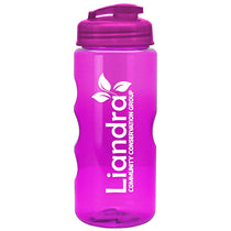 Garyline Transparent Hot Pink Mini Mountain Tritan Sports Bottle with Flip Lid - 22 oz.