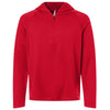 Team 365 Men's Sport Red Qualify Quarter-Zip Hooded Pullover
